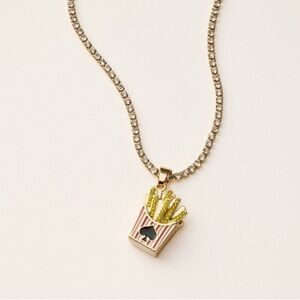 ♠️🎯 Kate Spade x Target French Fry Charm Tennis Necklace